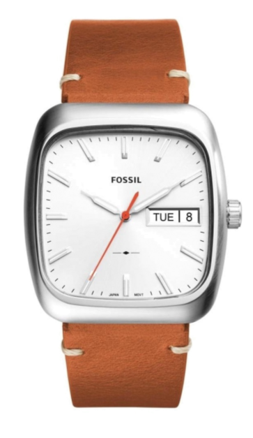 Watch strap Fossil FS5353 Leather Brown 22mm